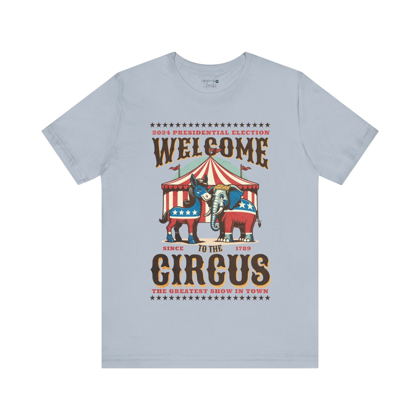 Political Election Circus 2024 - Bella Canvas 3001 Crewneck t-shirt