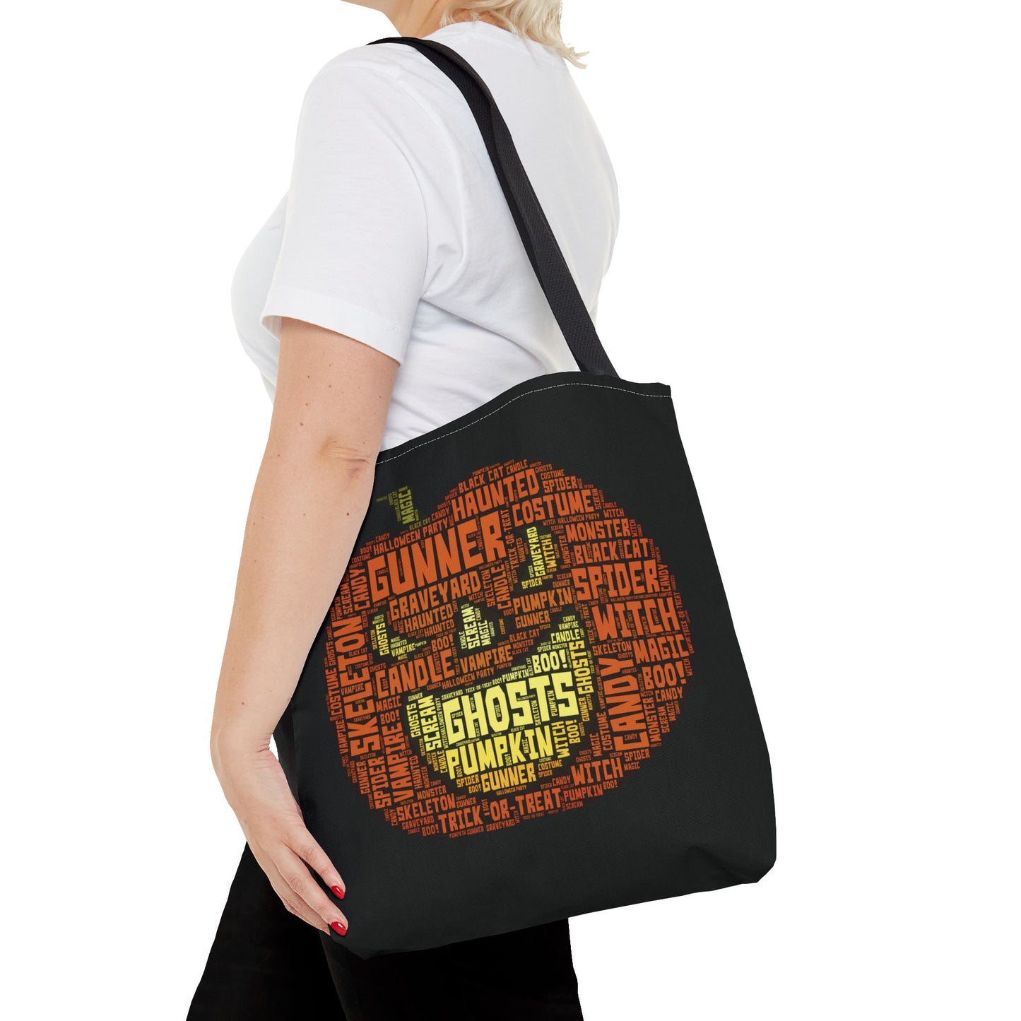 Personalized Trick-or-Treat Bag | Custom Halloween Bag with Child's Name | Personalized Pumpkin Candy Tote