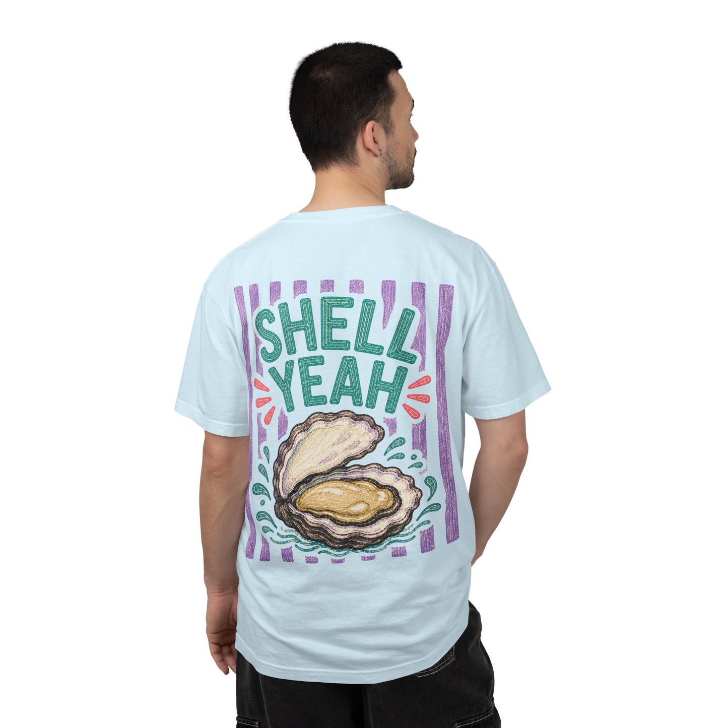 Shell Yeah Oyster Shirt | Comfort Colors 1717 | Funny Cajun Seafood Tee | Cajun Deb Collection