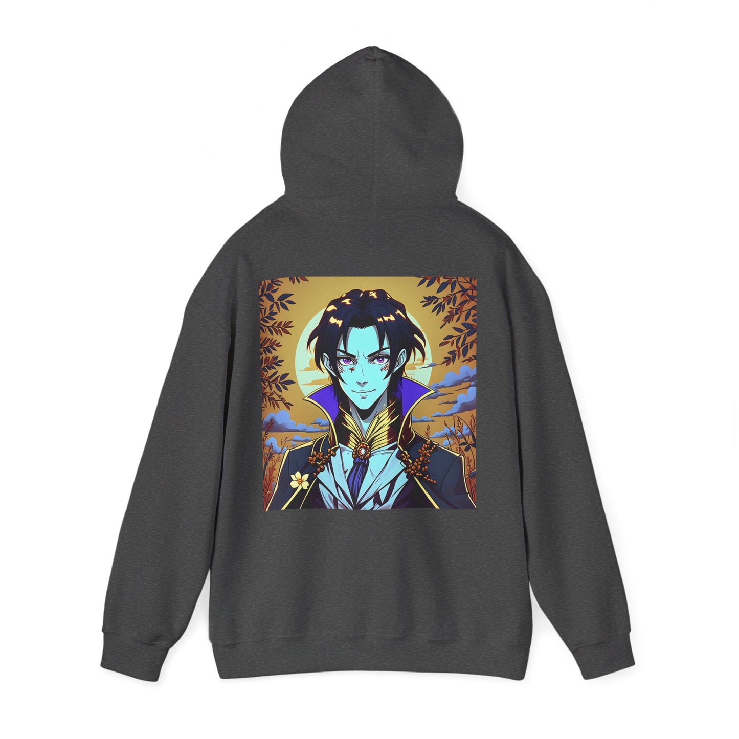 Anime Hoodie Vampire Halloween Unisex Heavy Blend™ Hooded Sweatshirt Gildan 18500