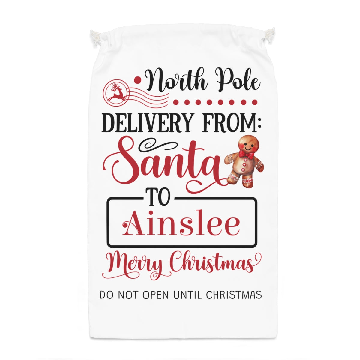 Santa Sack Custom Gift Sack or Gift Bag